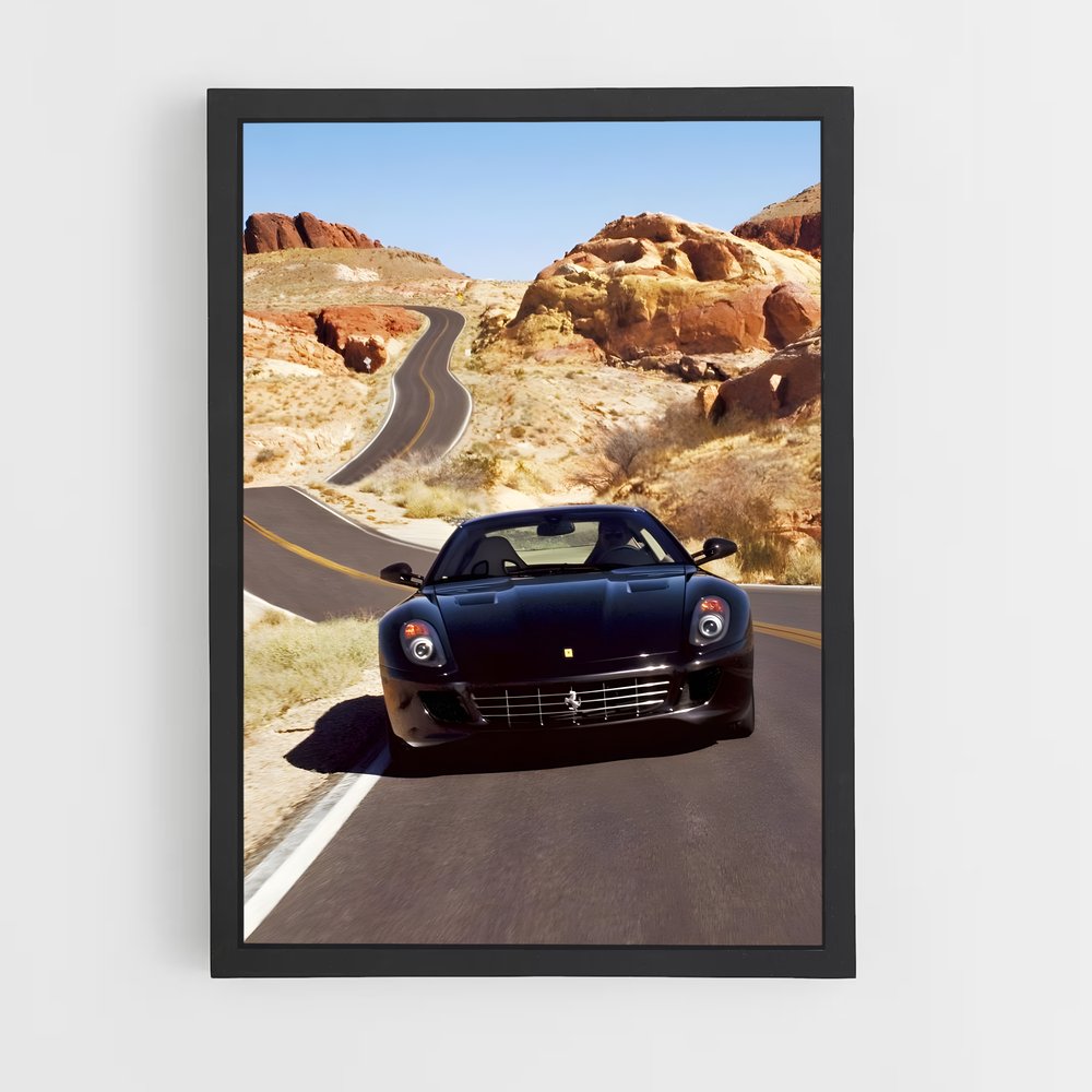 Poster Route 599 – affiche Ferrari (vue 2)